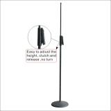 Round base microphone stand